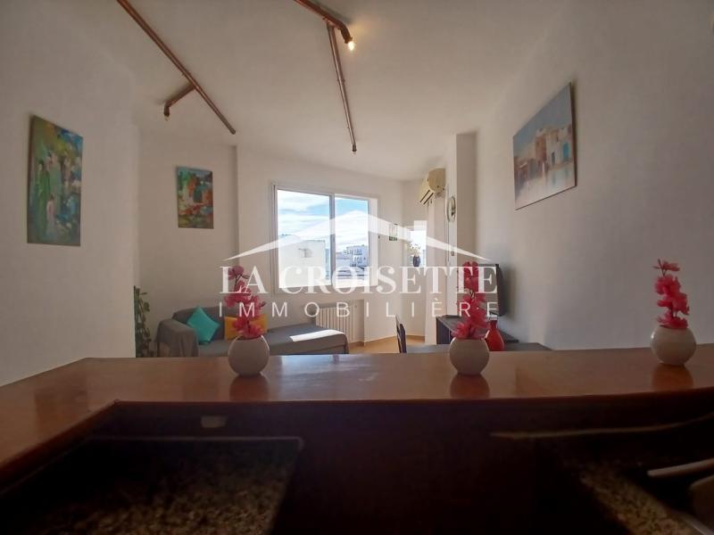 appartement meublé S+2 avec jardin à Gammarth